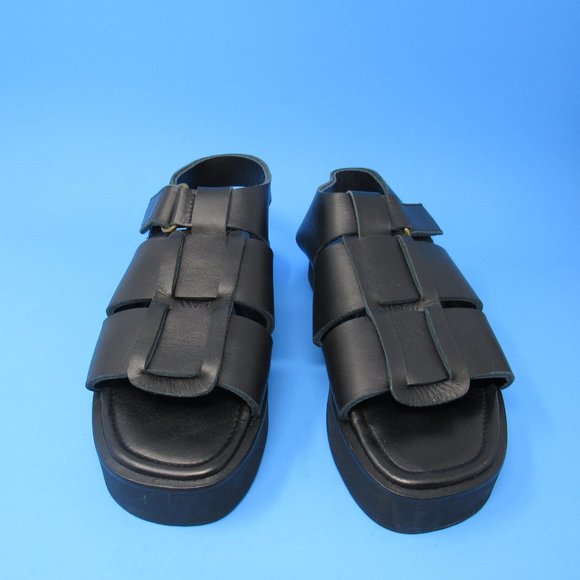 The Bali Tailor Womens Shoes Black 37 Leather sandals fisherman shoes - Picture 2 of 11